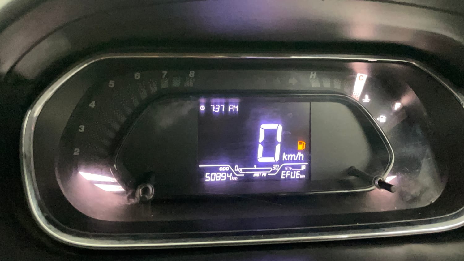 Used 2021 Tata Tiago XE Petrol Manual interior CLUSTERMETER VIEW