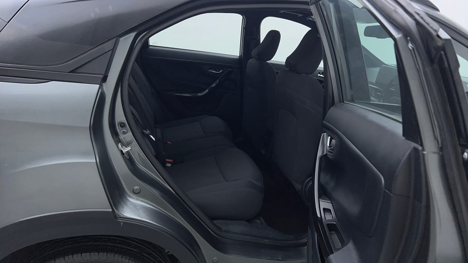 Used 2024 tata Nexon Fearless S 1.2 Revotron Petrol 7DCA Dual Tone Petrol Automatic interior RIGHT SIDE REAR DOOR CABIN VIEW