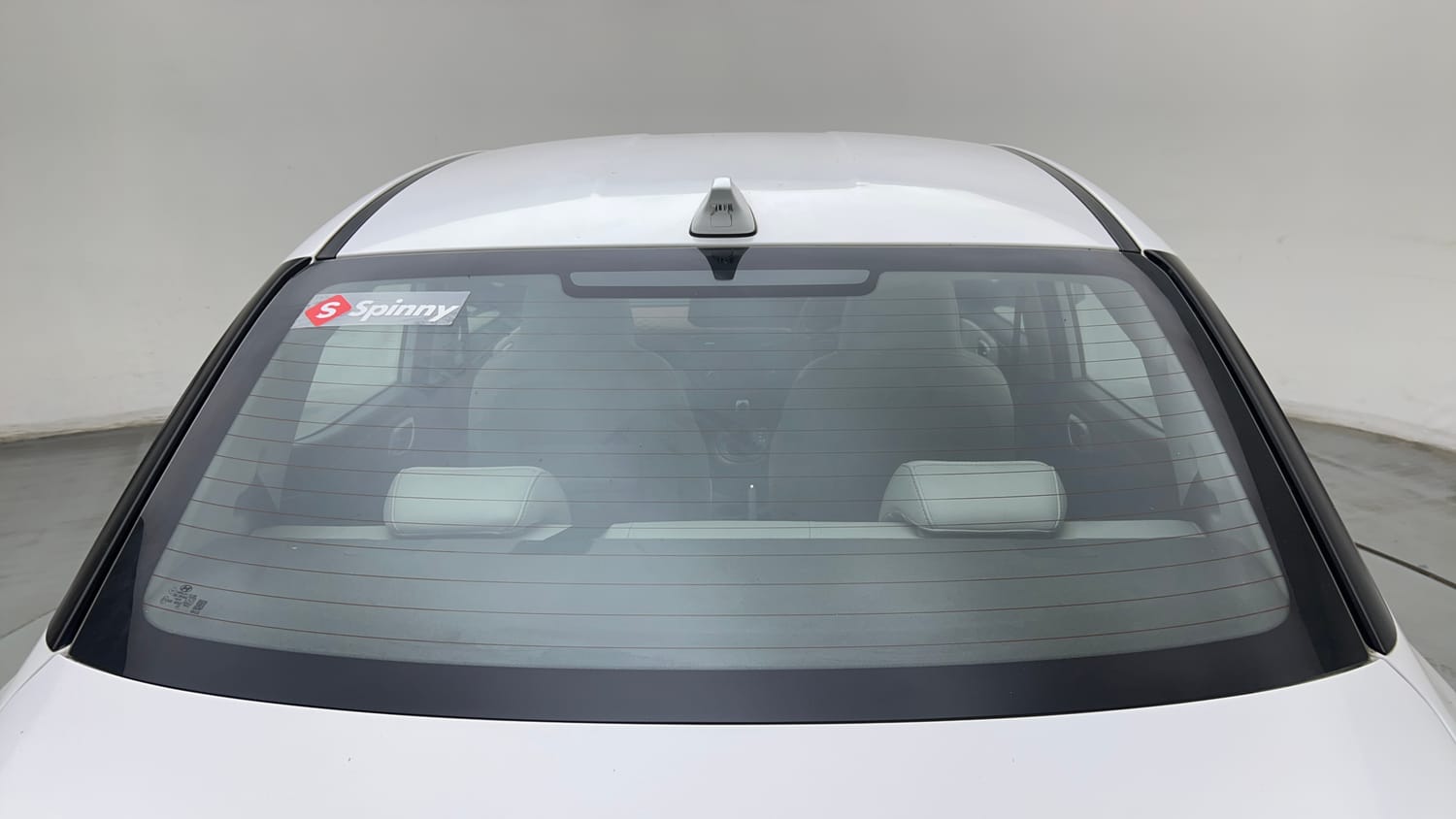 Used 2024 Hyundai Aura SX Plus 1.2 AMT Petrol Petrol Automatic exterior BACK WINDSHIELD VIEW