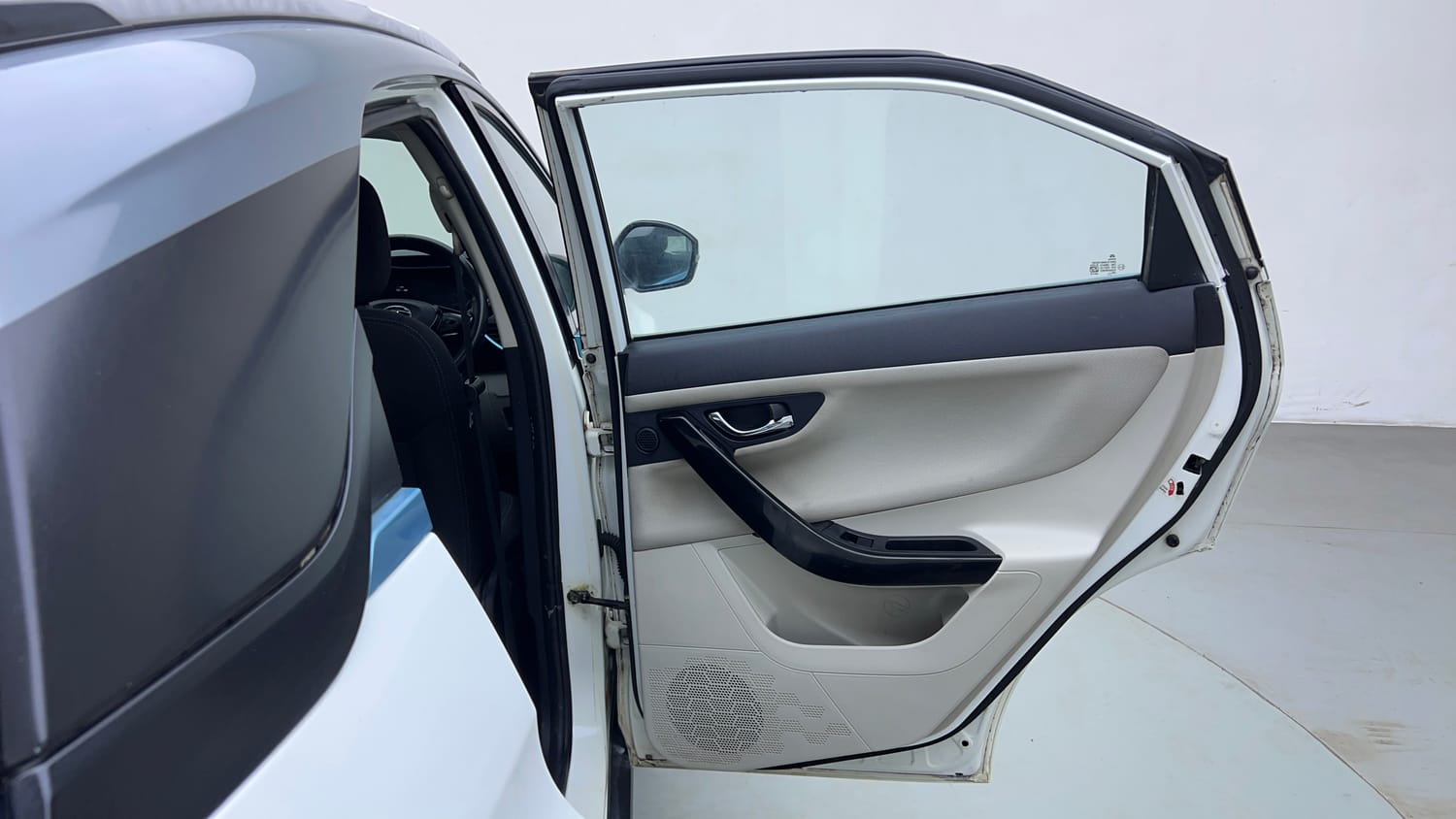 Used 2021 Tata Nexon EV XZ Plus Electric Automatic interior RIGHT REAR DOOR OPEN VIEW