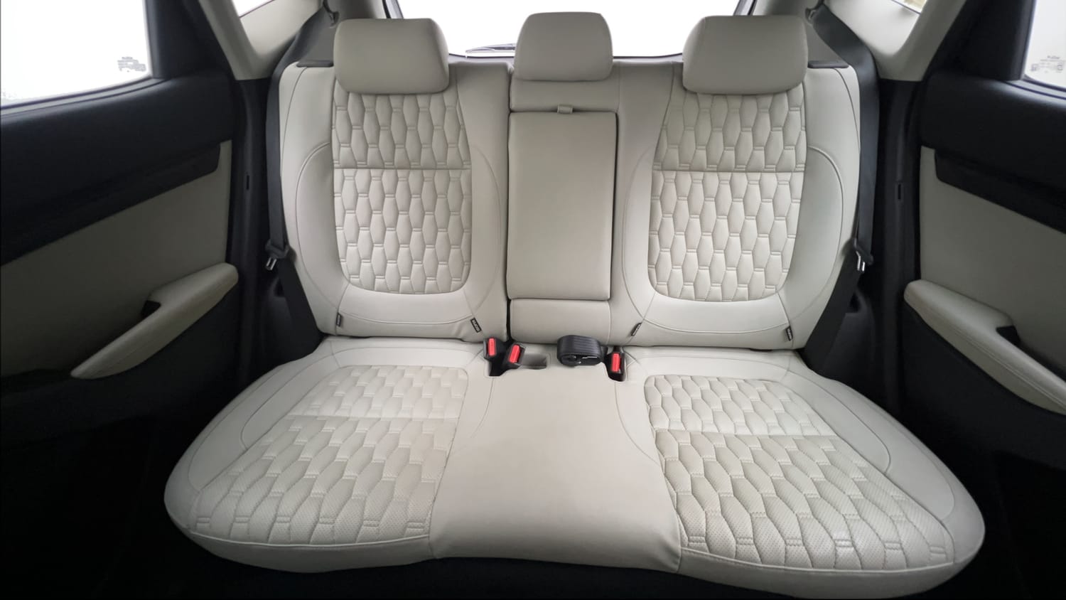 Used 2021 kia Seltos HTX 1.5 IVT Petrol Automatic interior REAR SEAT CONDITION VIEW