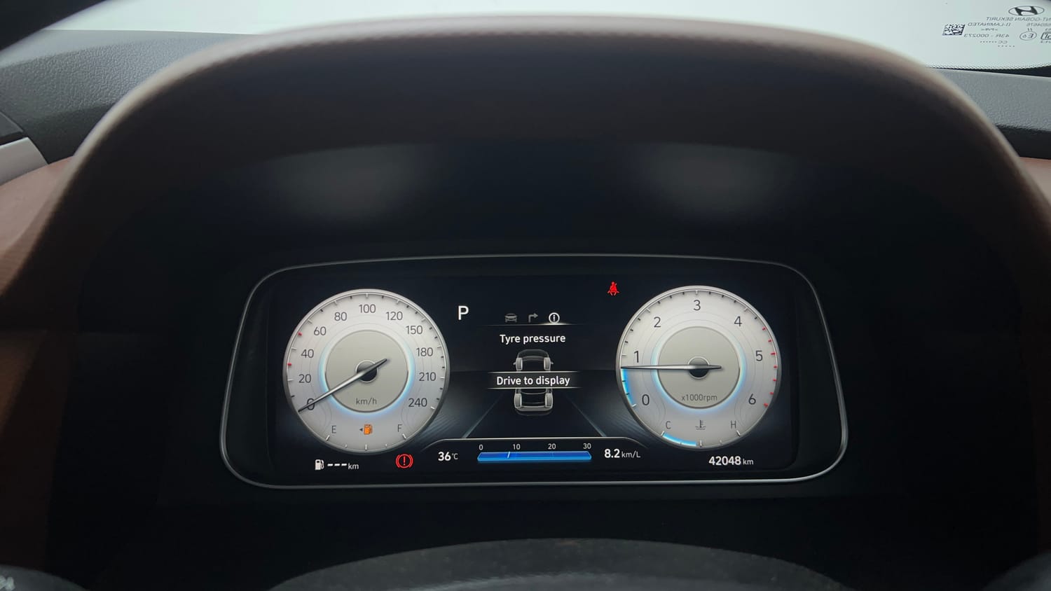 Used 2022 Hyundai Alcazar Signature (O) 6 STR 1.5 Diesel AT Diesel Automatic interior CLUSTERMETER VIEW