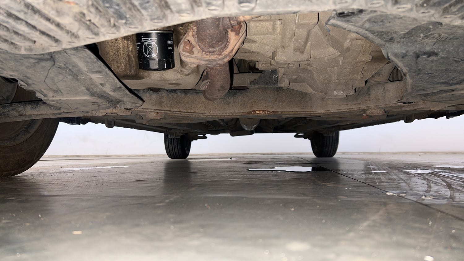 Used 2018 Maruti Suzuki Ciaz Sigma 1.4 MT Petrol Manual extra FRONT LEFT UNDERBODY VIEW