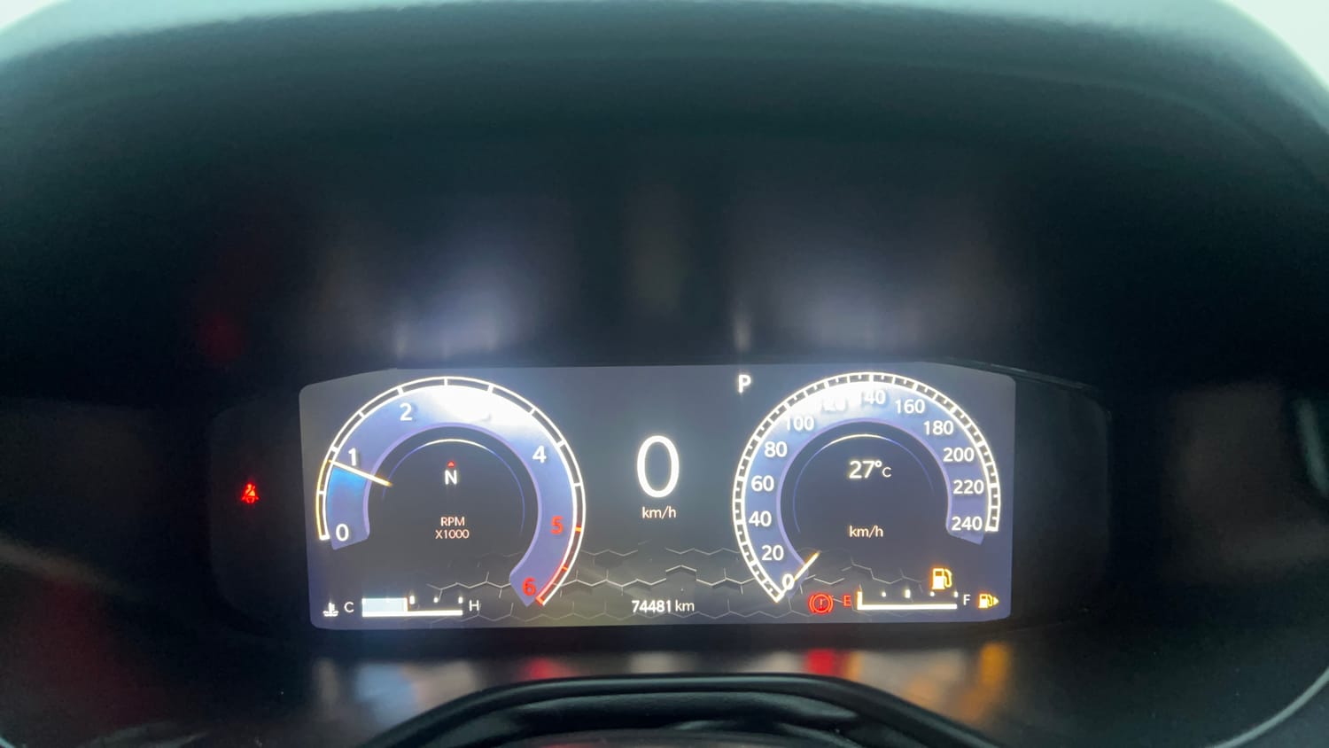 Used 2021 Jeep Compass Model S (O) Diesel 4x4 AT Diesel Automatic interior CLUSTERMETER VIEW