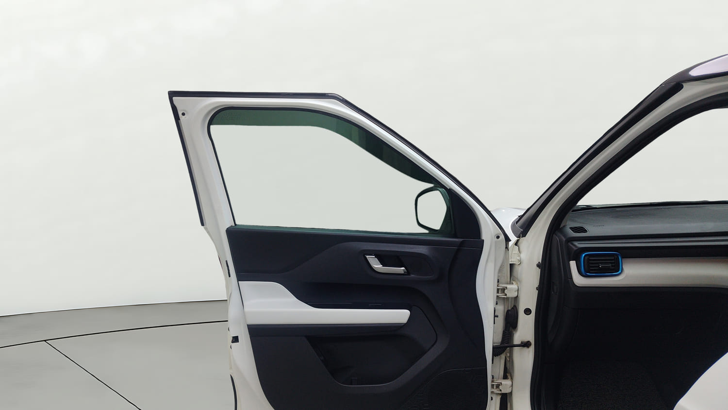 Used 2022 Tata Punch Creative Dual Tone Petrol Manual interior LEFT FRONT DOOR OPEN VIEW