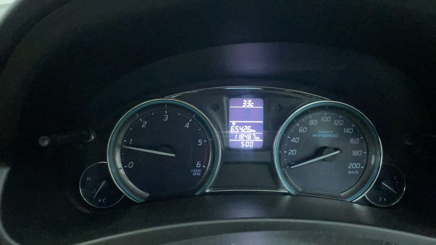 Used 2017 Maruti Suzuki Ciaz Alpha 1.3 Hybrid Diesel Manual interior CLUSTERMETER VIEW