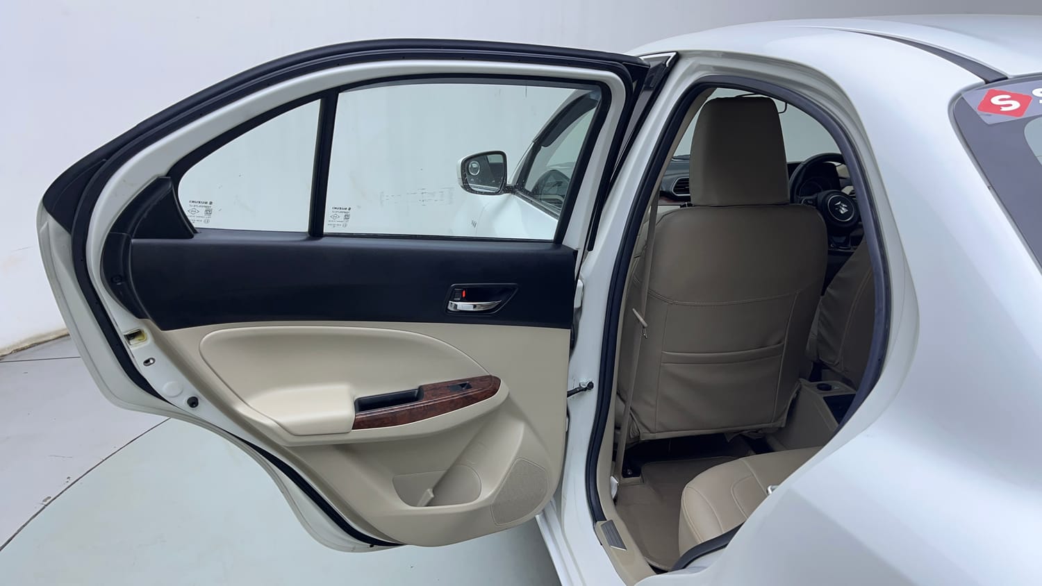 Used 2018 Maruti Suzuki Dzire ZXi Plus AMT Petrol Automatic interior LEFT REAR DOOR OPEN VIEW