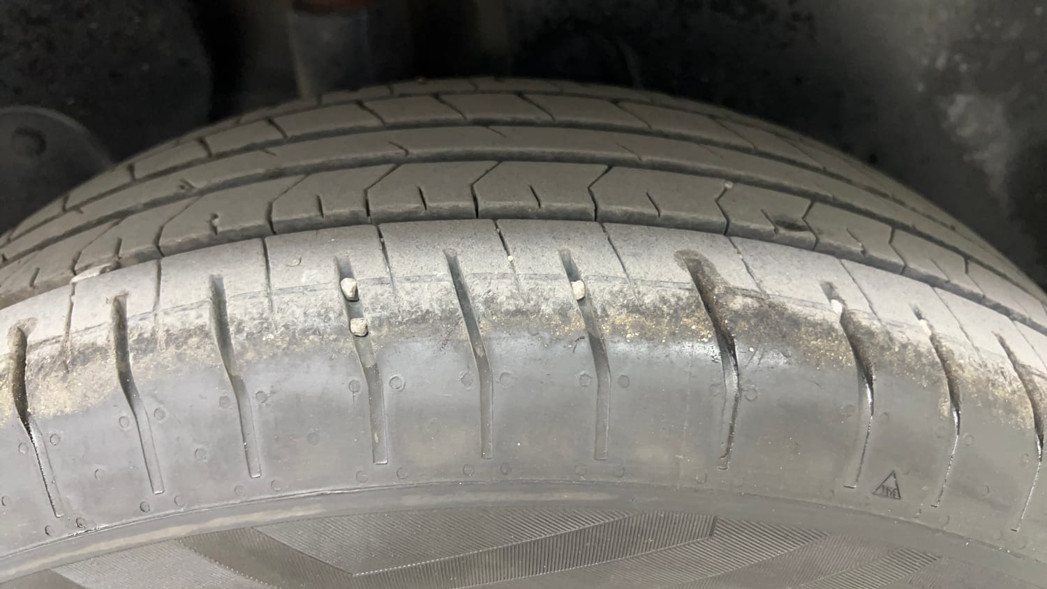 Used 2024 Hyundai Creta 1.5 MPi Petrol MT E Petrol Manual tyres RIGHT REAR TYRE TREAD VIEW