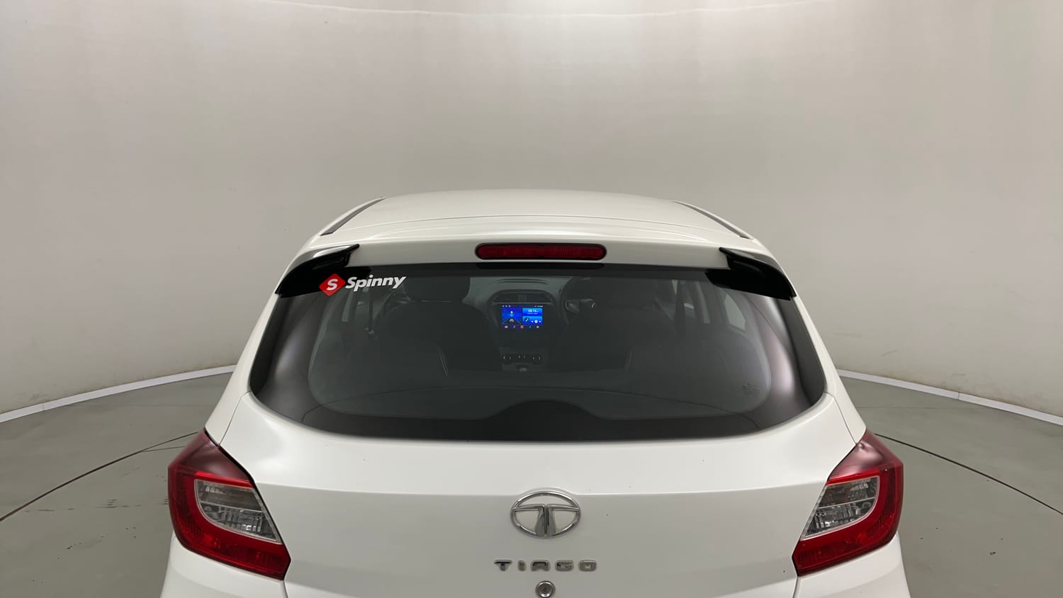 Used 2021 Tata Tiago XE Petrol Manual exterior BACK WINDSHIELD VIEW