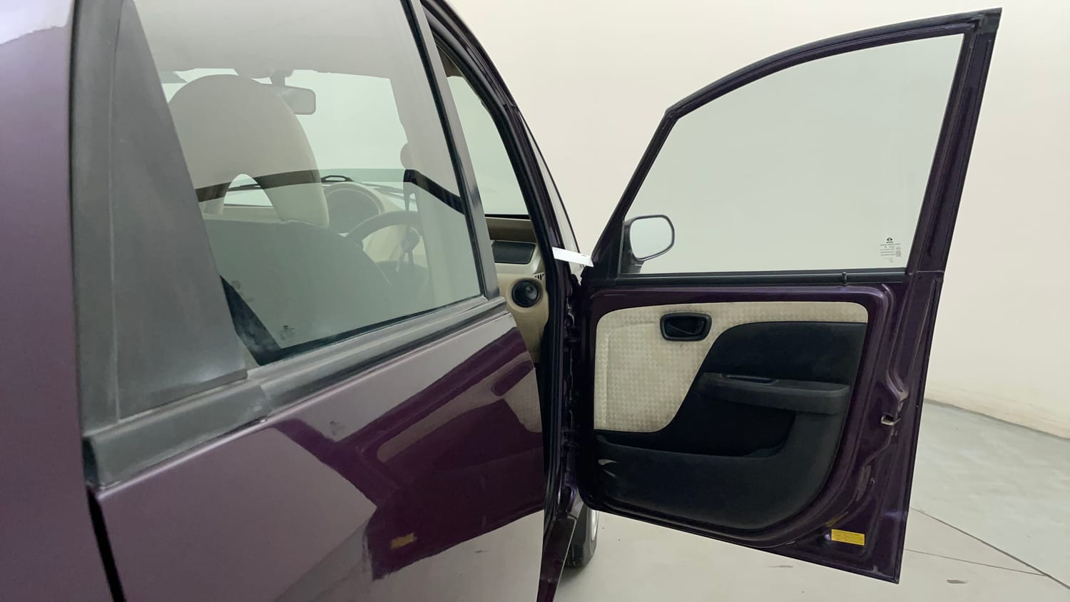 Used 2015 Tata Nano Twist XT Petrol Manual interior RIGHT FRONT DOOR OPEN VIEW