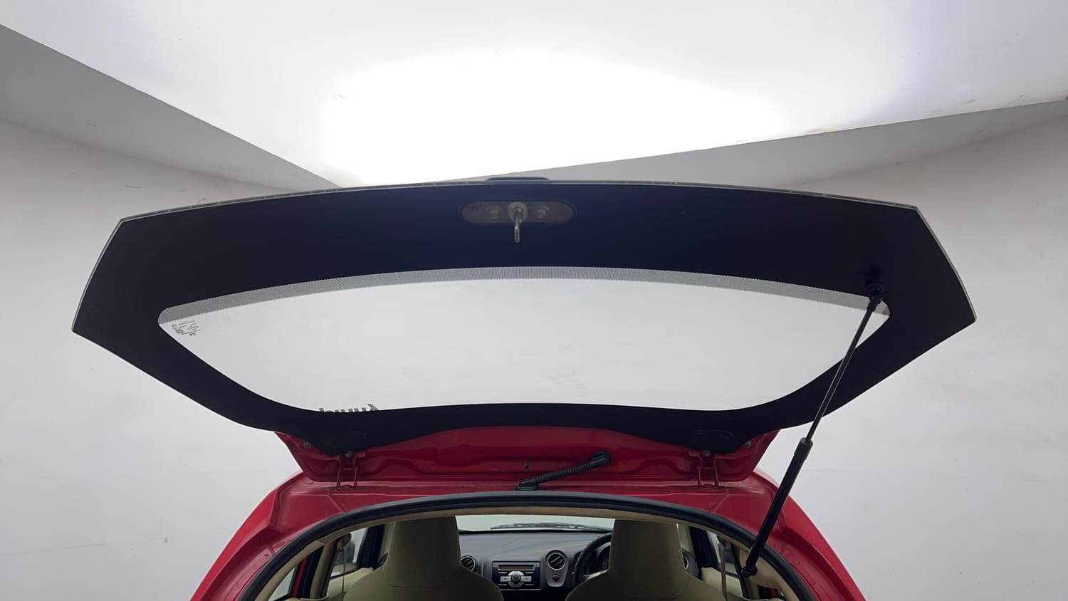 Used 2013 Honda Brio S MT Petrol Manual interior DICKY DOOR OPEN VIEW