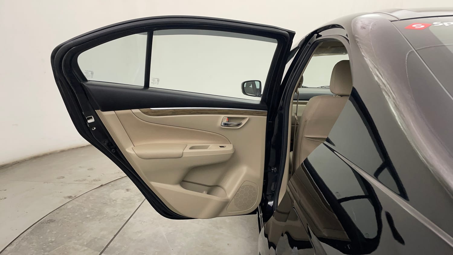 Used 2022 Maruti Suzuki Ciaz Zeta 1.5 Petrol Manual interior LEFT REAR DOOR OPEN VIEW