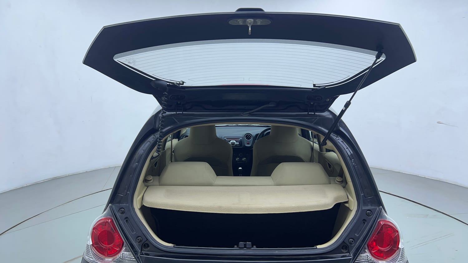 Used 2014 Honda Brio S MT Petrol Manual interior DICKY DOOR OPEN VIEW