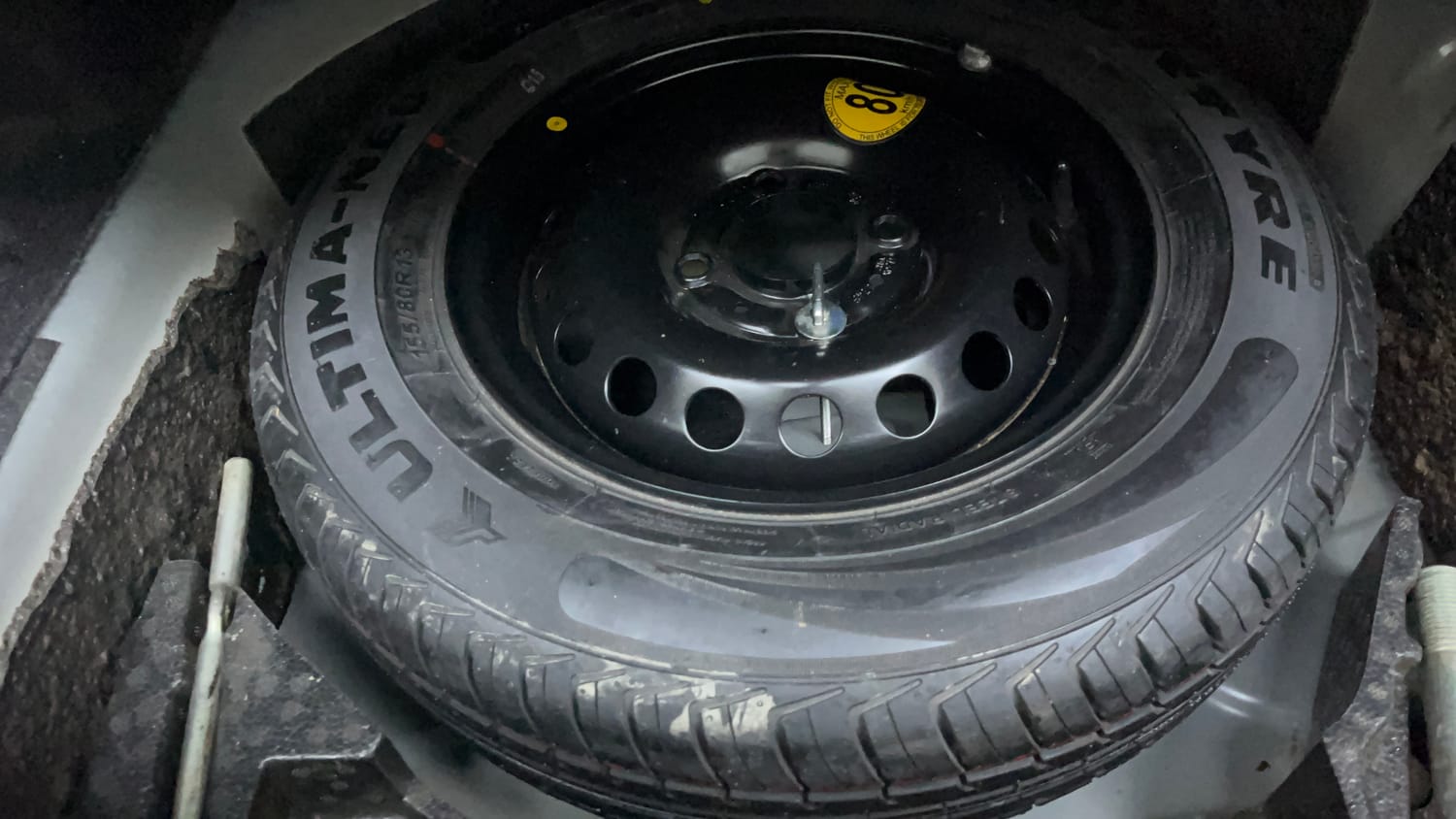 Used 2021 Tata Tigor XZA Plus Petrol Automatic tyres SPARE TYRE VIEW