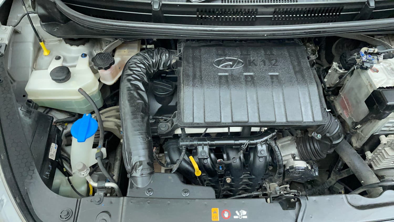 Used 2020 Hyundai Grand i10 Nios Sportz AMT 1.2 Kappa VTVT Petrol Automatic engine ENGINE RIGHT SIDE VIEW