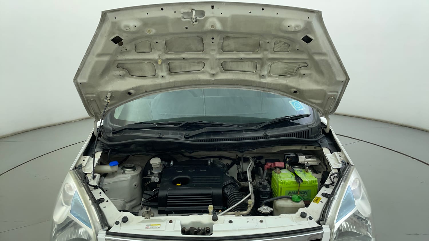 Used 2016 Maruti Suzuki Wagon R 1.0 VXI AMT Petrol Automatic engine ENGINE & BONNET OPEN FRONT VIEW