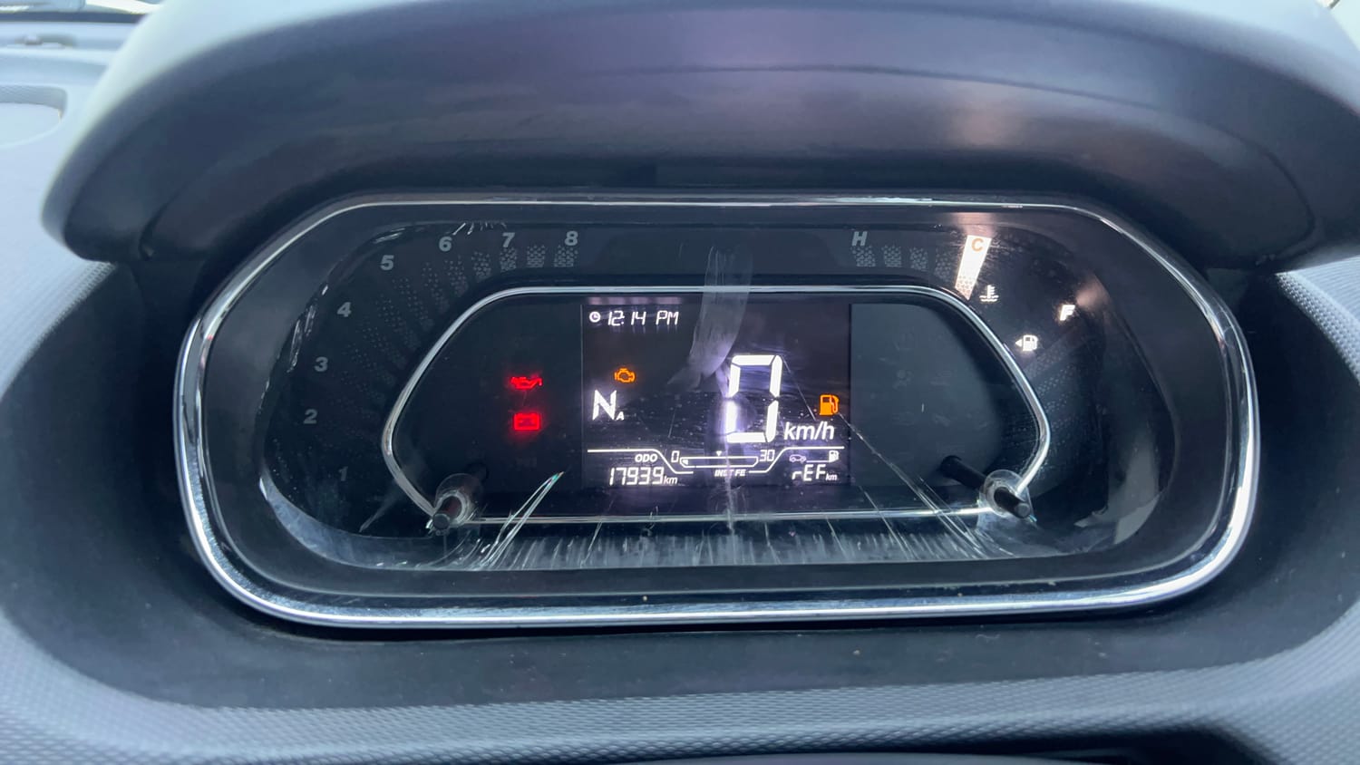 Used 2020 Tata Tiago XZA Plus Dual Tone Petrol Automatic interior CLUSTERMETER VIEW