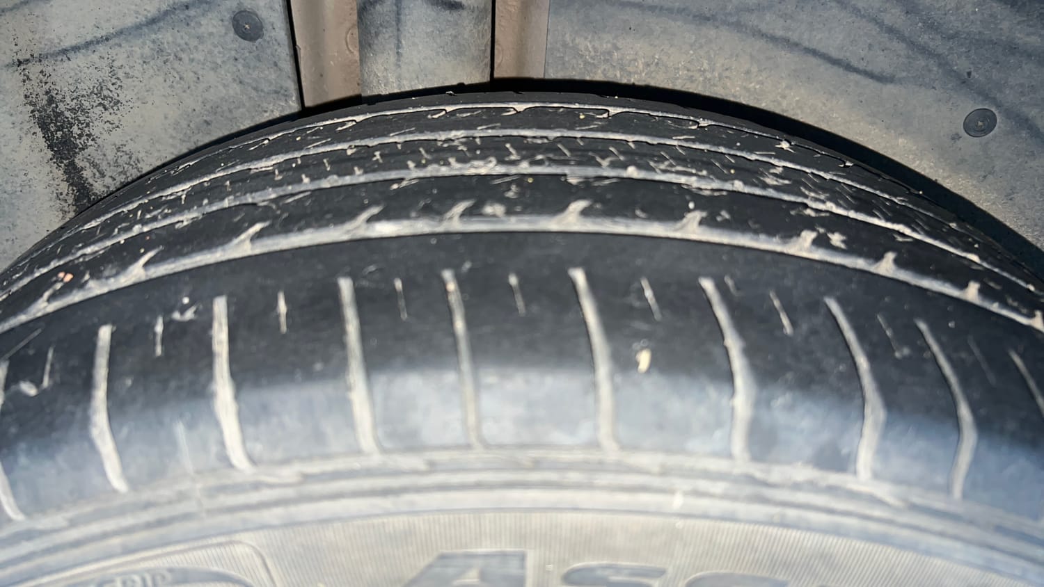 Used 2020 MG Motors Hector Sharp 1.5 DCT Petrol Petrol Automatic tyres RIGHT REAR TYRE TREAD VIEW