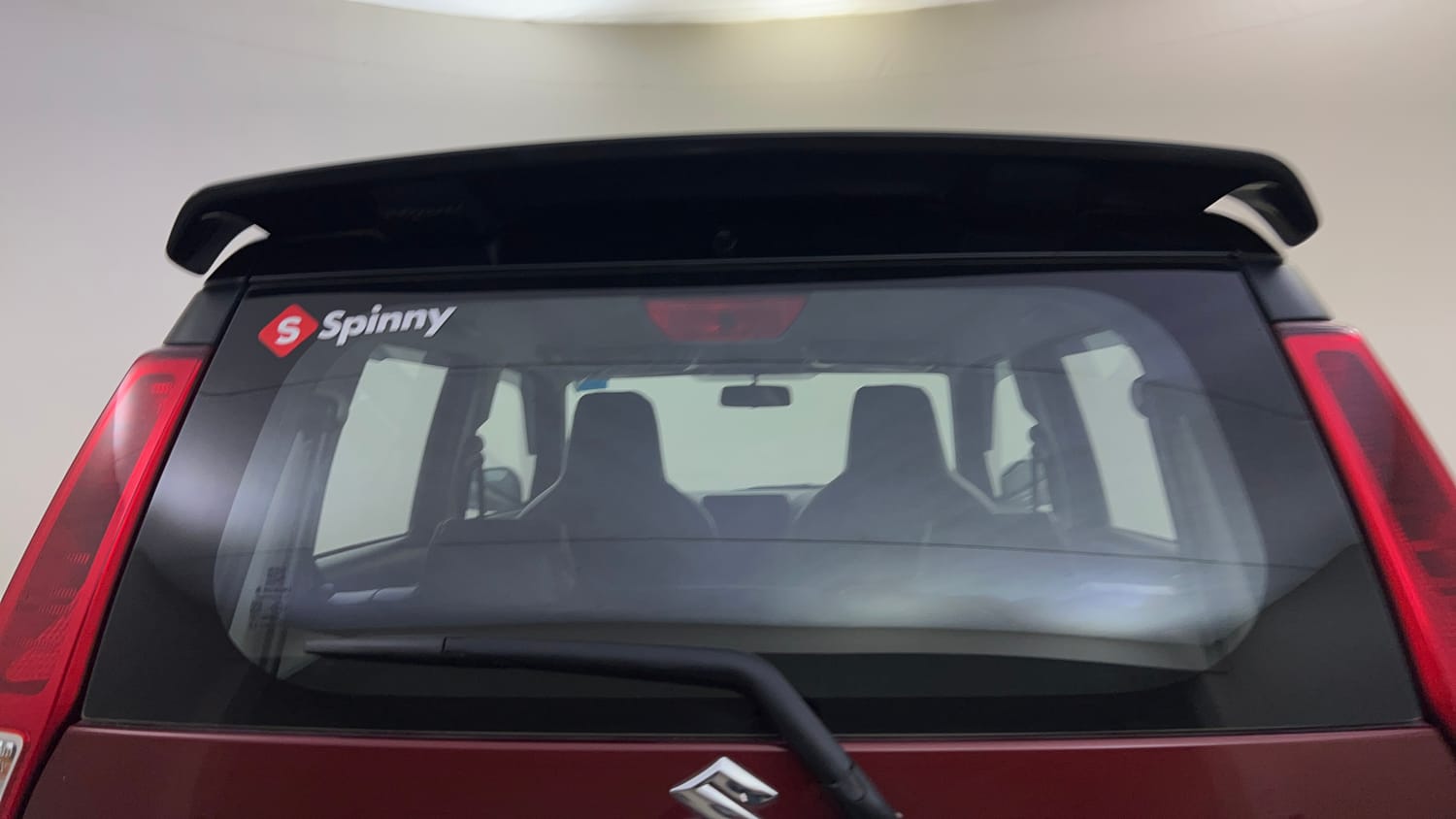 Used 2023 Maruti Suzuki Wagon R ZXI Plus 1.2 Dual Tone Petrol Manual exterior BACK WINDSHIELD VIEW