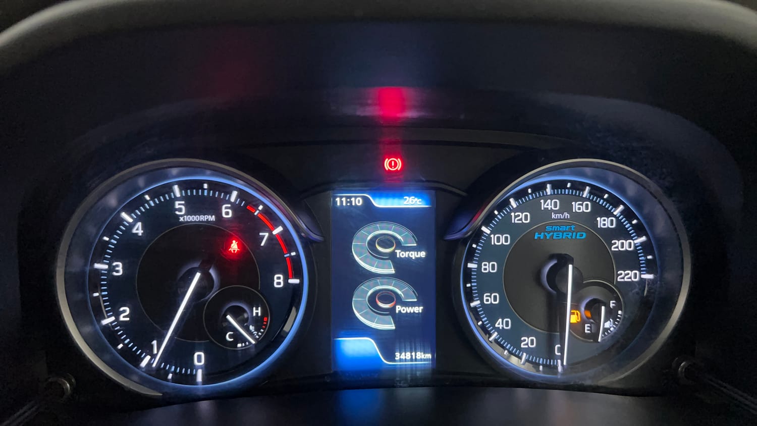 Used 2023 Maruti Suzuki Ertiga ZXi Plus Petrol Manual interior CLUSTERMETER VIEW