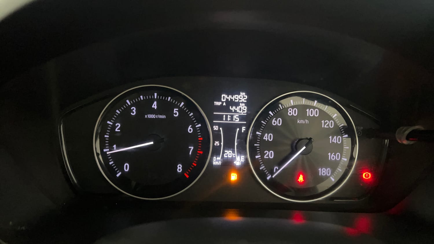 Used 2019 Honda Amaze 1.2 V MT Petrol Petrol Manual interior CLUSTERMETER VIEW