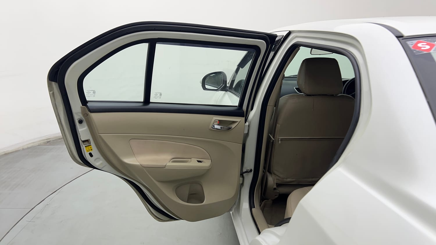 Used 2017 Maruti Suzuki Swift Dzire VXI Petrol Manual interior LEFT REAR DOOR OPEN VIEW