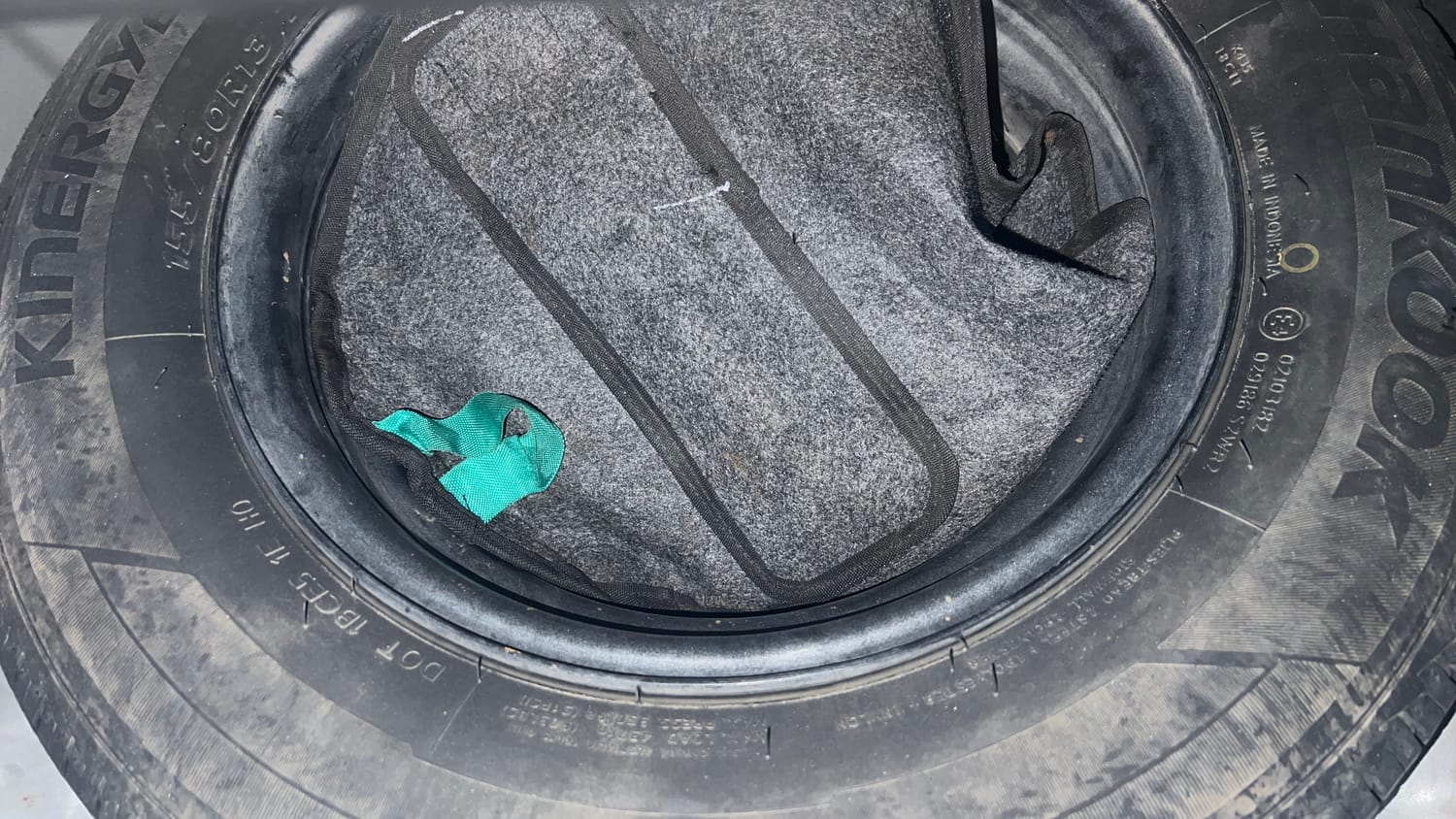 Used 2019 Hyundai Santro Sportz CNG Cng Manual tyres SPARE TYRE VIEW