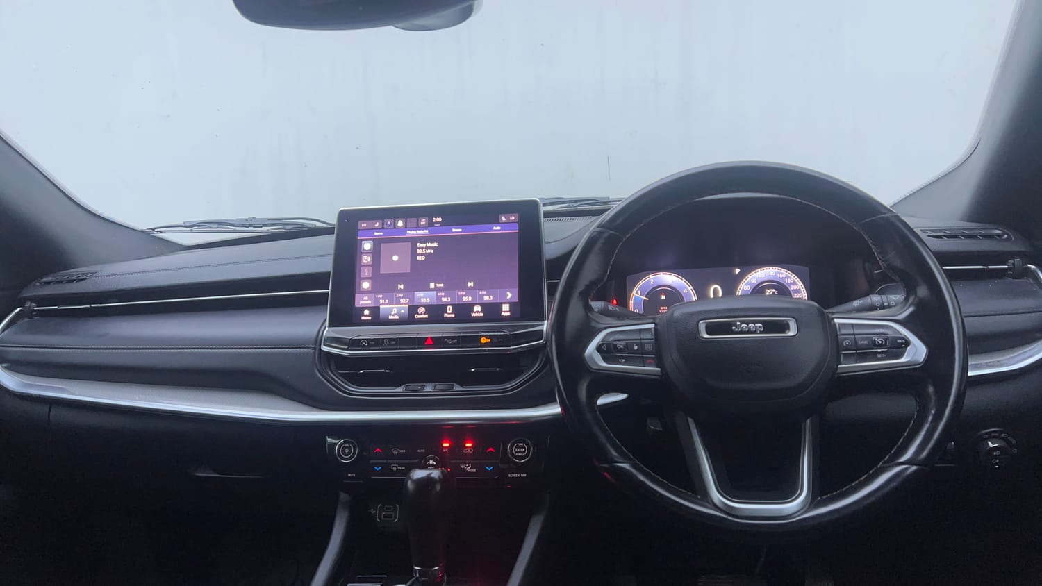 Used 2021 Jeep Compass Model S (O) Diesel 4x4 AT Diesel Automatic interior DASHBOARD VIEW