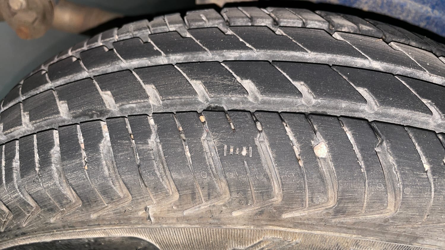 Used 2024 Maruti Suzuki Alto K10 VXi Plus Petrol Manual tyres RIGHT REAR TYRE TREAD VIEW