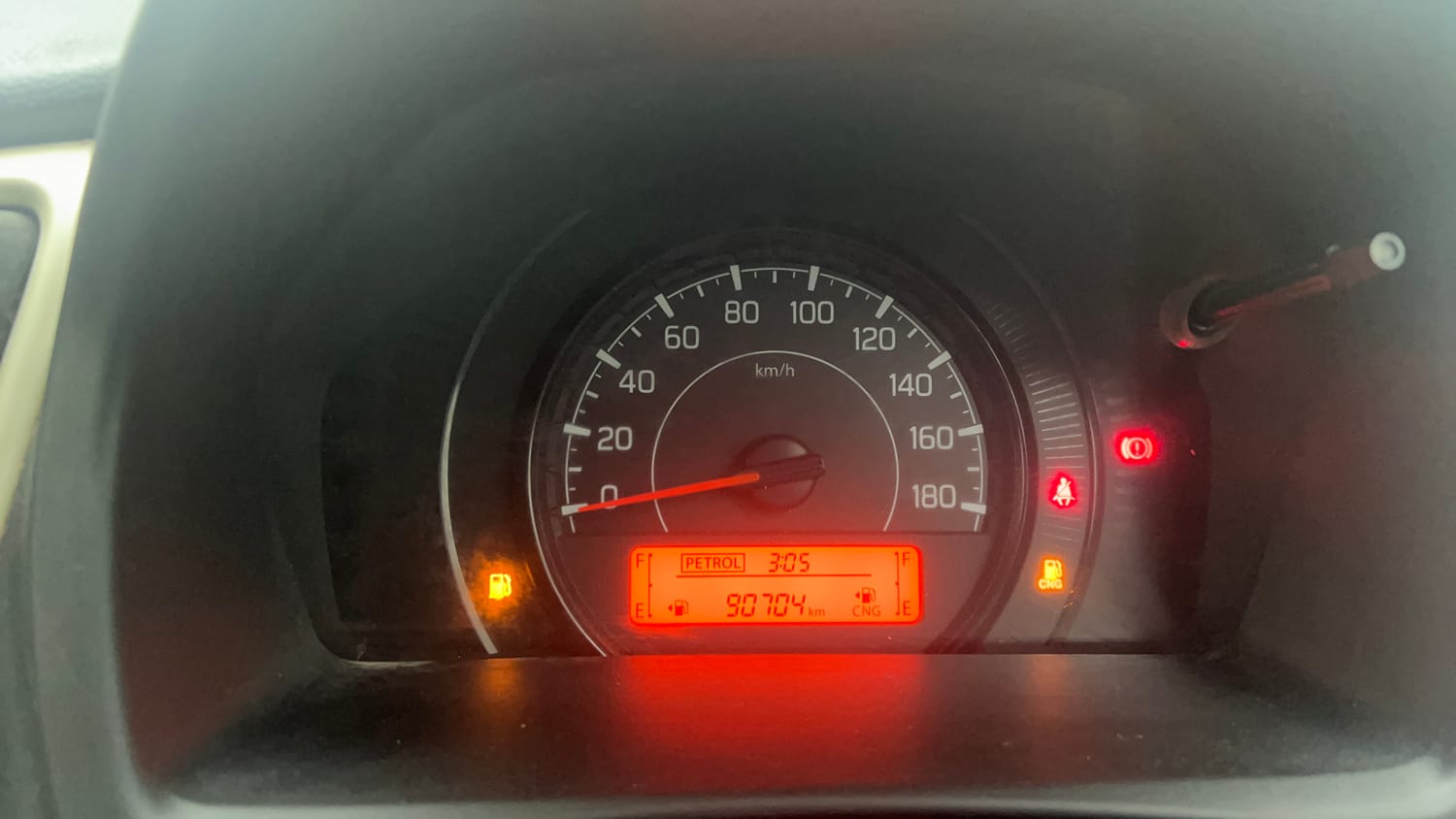 Used 2019 Maruti Suzuki Wagon R LXi 1.0 CNG Cng Manual interior CLUSTERMETER VIEW