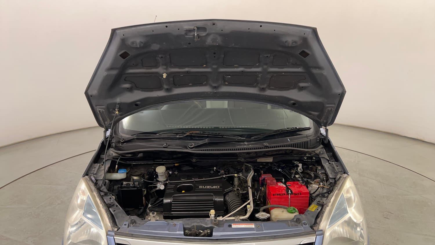 Used 2014 Maruti Suzuki Wagon R LXI CNG Cng Manual engine ENGINE & BONNET OPEN FRONT VIEW