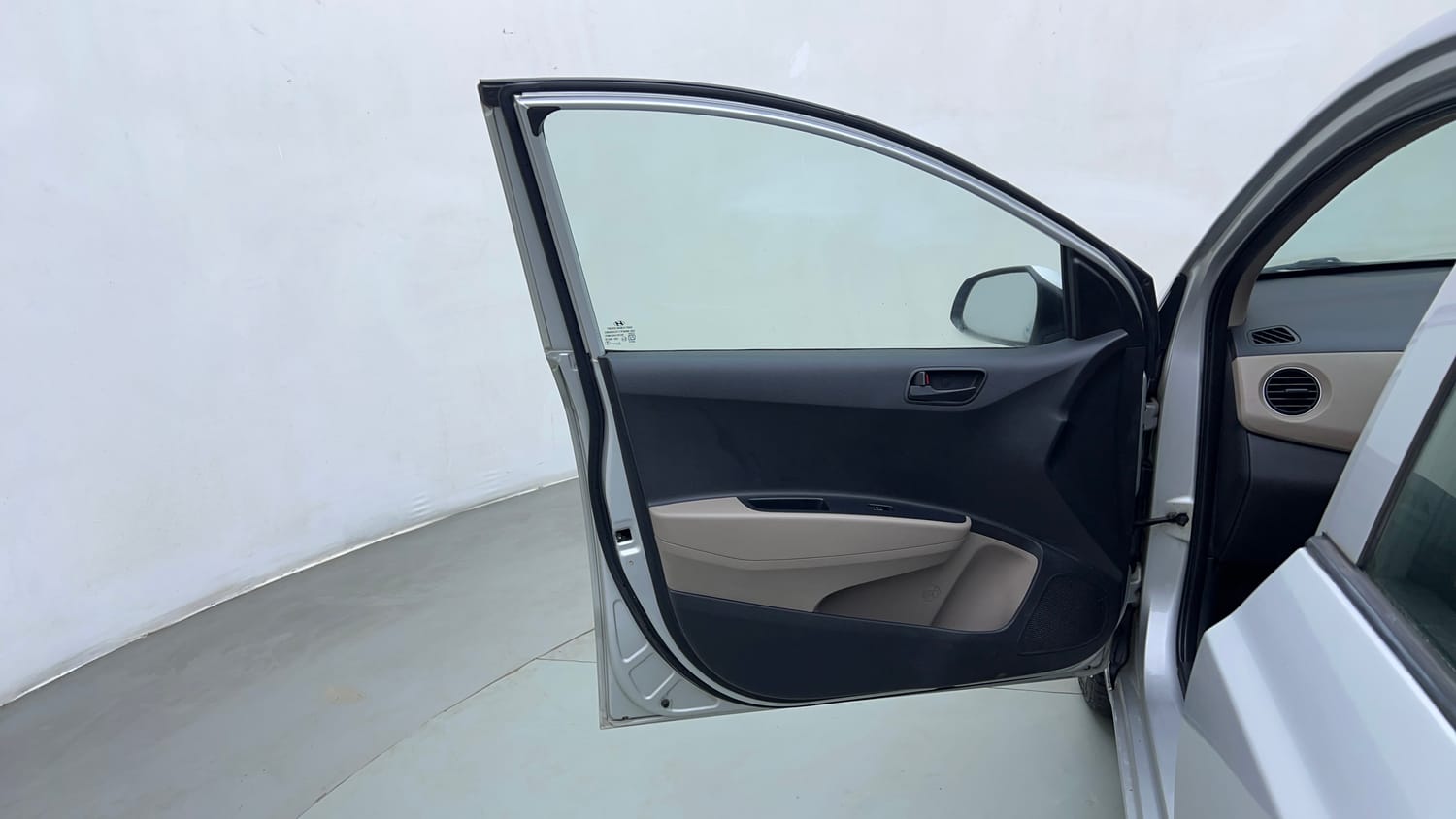 Used 2017 Hyundai Grand i10 Magna AT 1.2 Kappa VTVT Petrol Automatic interior LEFT FRONT DOOR OPEN VIEW