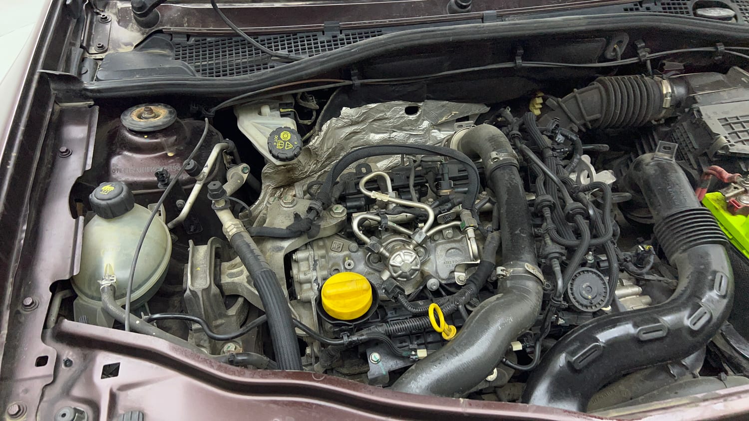 Used 2021 Renault Duster RXZ 1.3 Turbo Petrol CVT Petrol Automatic engine ENGINE RIGHT SIDE VIEW