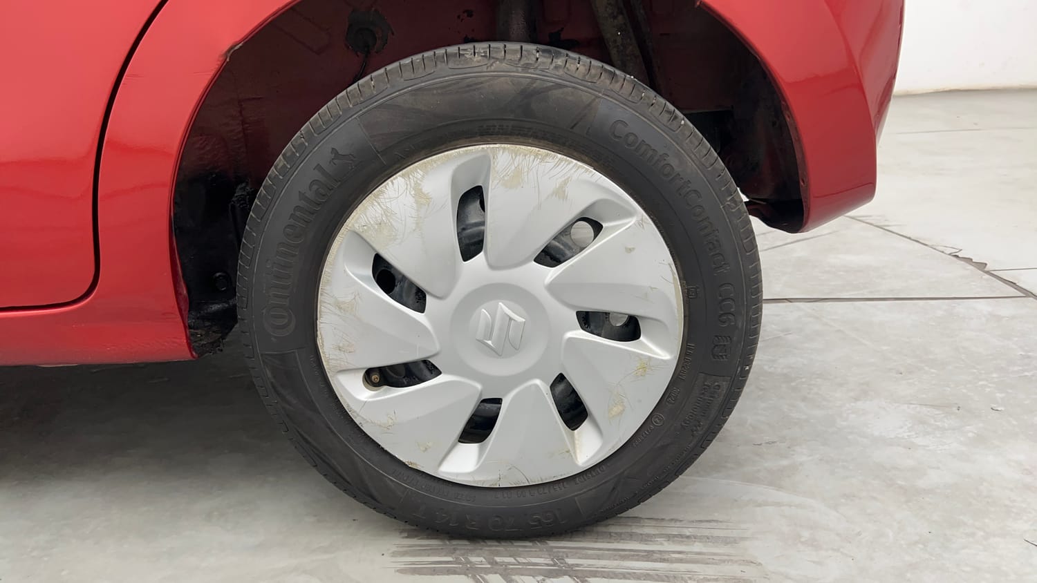 Used 2019 Maruti Suzuki Celerio ZXi Petrol Manual tyres LEFT REAR TYRE RIM VIEW