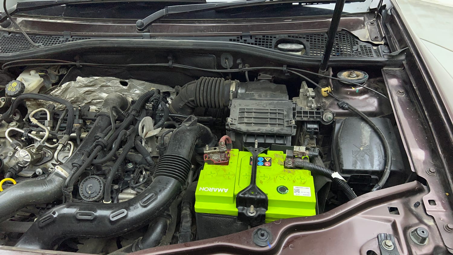 Used 2021 Renault Duster RXZ 1.3 Turbo Petrol CVT Petrol Automatic engine ENGINE LEFT SIDE VIEW