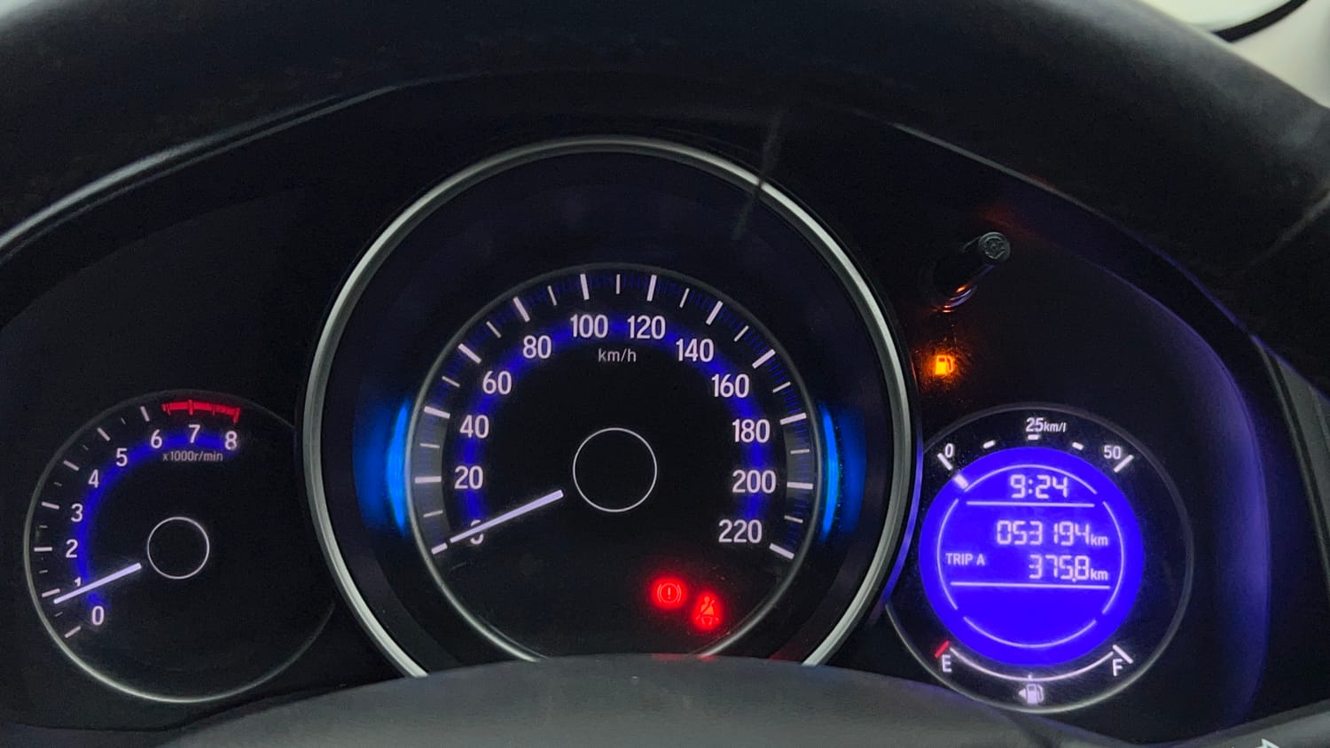 Used 2018 Honda WR-V S MT Petrol Petrol Manual interior CLUSTERMETER VIEW