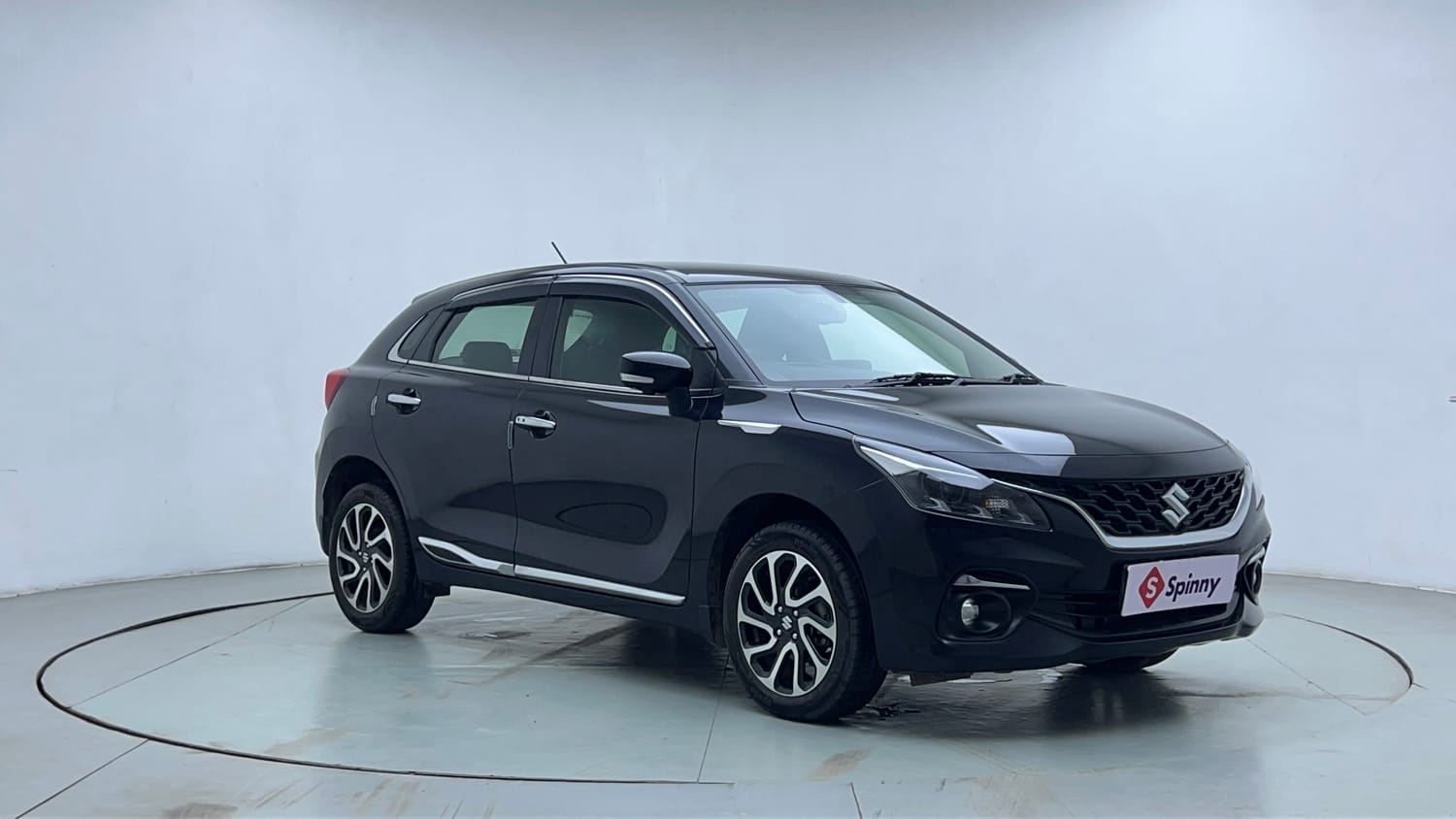 Used 2024 Maruti Suzuki Baleno Alpha AGS Petrol Automatic exterior RIGHT FRONT CORNER VIEW