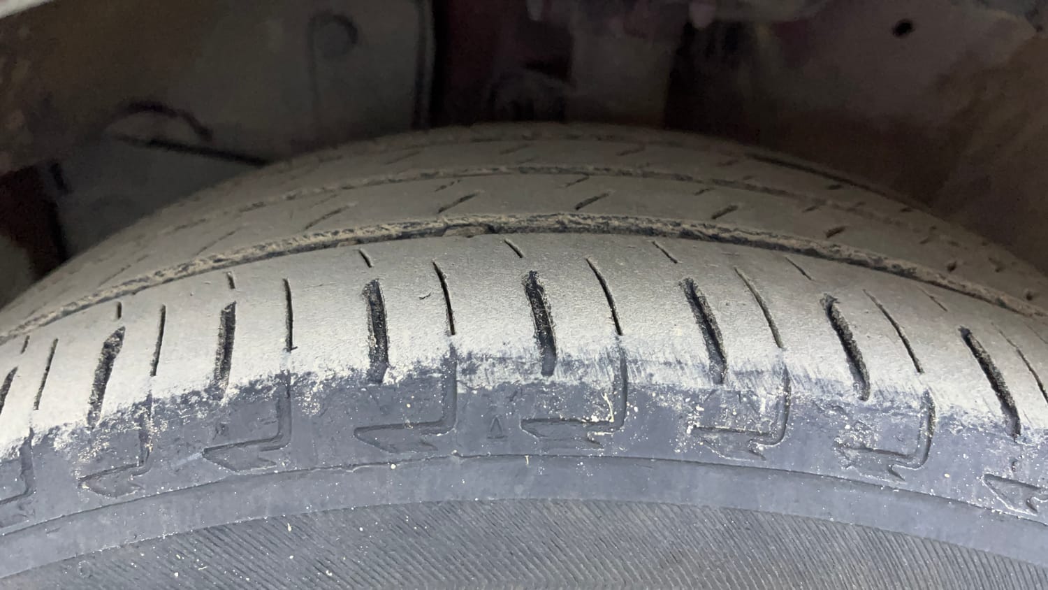 Used 2022 Honda City ZX CVT Petrol Petrol Automatic tyres LEFT FRONT TYRE TREAD VIEW