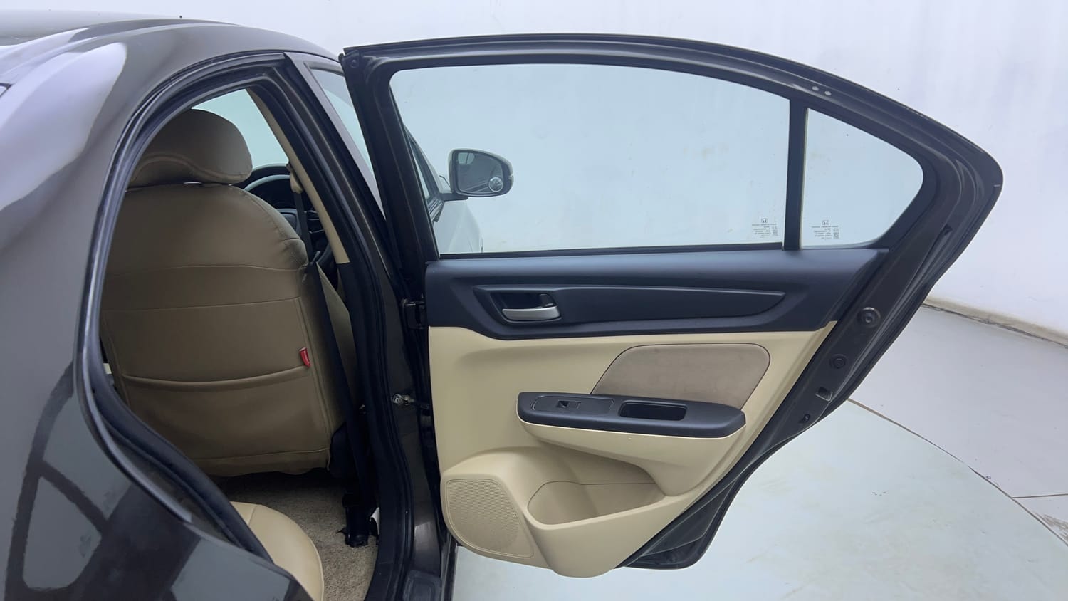 Used 2020 Honda Amaze 1.2 VX CVT Petrol Petrol Automatic interior RIGHT REAR DOOR OPEN VIEW