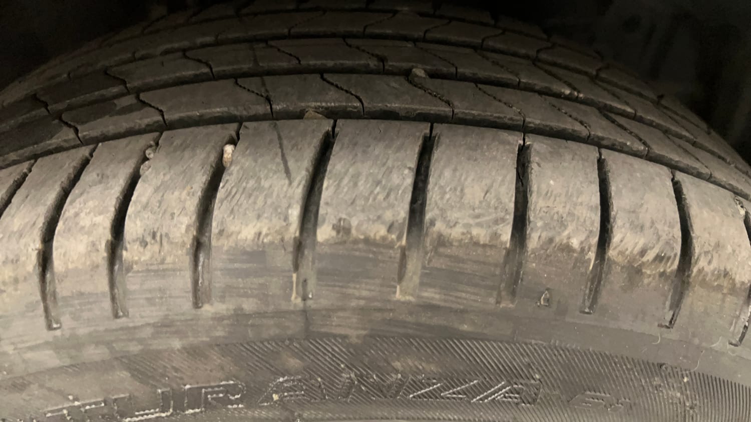 Used 2021 Ford EcoSport Trend 1.5L Ti-VCT Petrol Manual tyres RIGHT FRONT TYRE TREAD VIEW