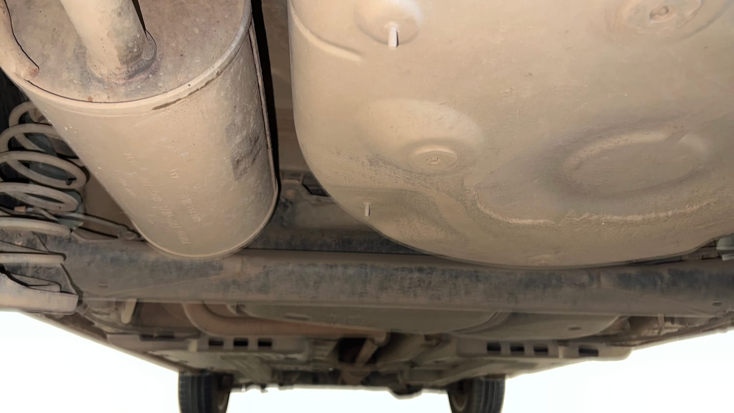 Used 2016 Volkswagen Polo Highline1.2L (P) Petrol Manual extra REAR UNDERBODY VIEW (TAKEN FROM REAR)