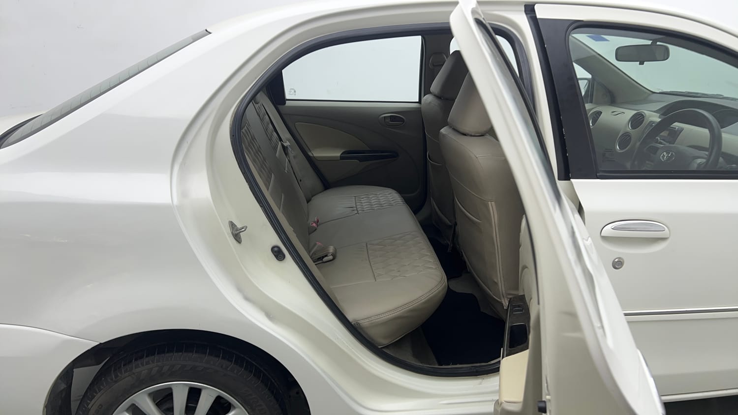 Used 2016 Toyota Etios VX Petrol Manual interior RIGHT SIDE REAR DOOR CABIN VIEW