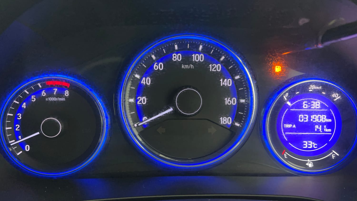 Used 2017 Honda Amaze 1.2 SX i-VTEC Petrol Manual interior CLUSTERMETER VIEW