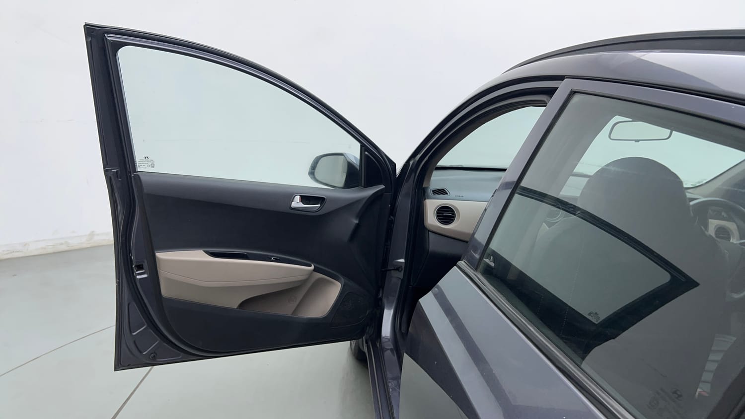 Used 2016 Hyundai Grand i10 Sportz 1.2 Kappa VTVT Petrol Manual interior LEFT FRONT DOOR OPEN VIEW