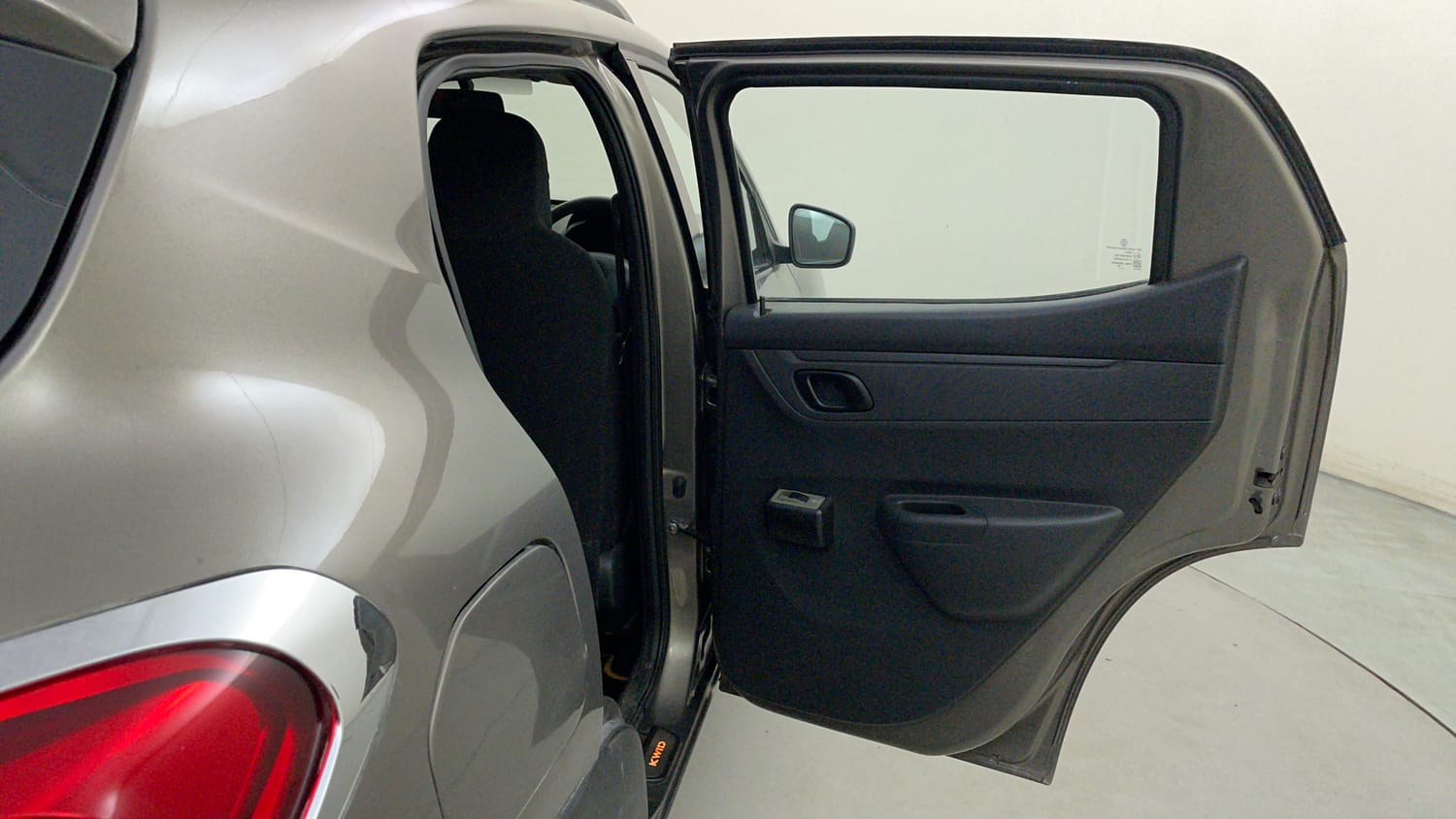 Used 2016 Renault Kwid RXT Petrol Manual interior RIGHT REAR DOOR OPEN VIEW