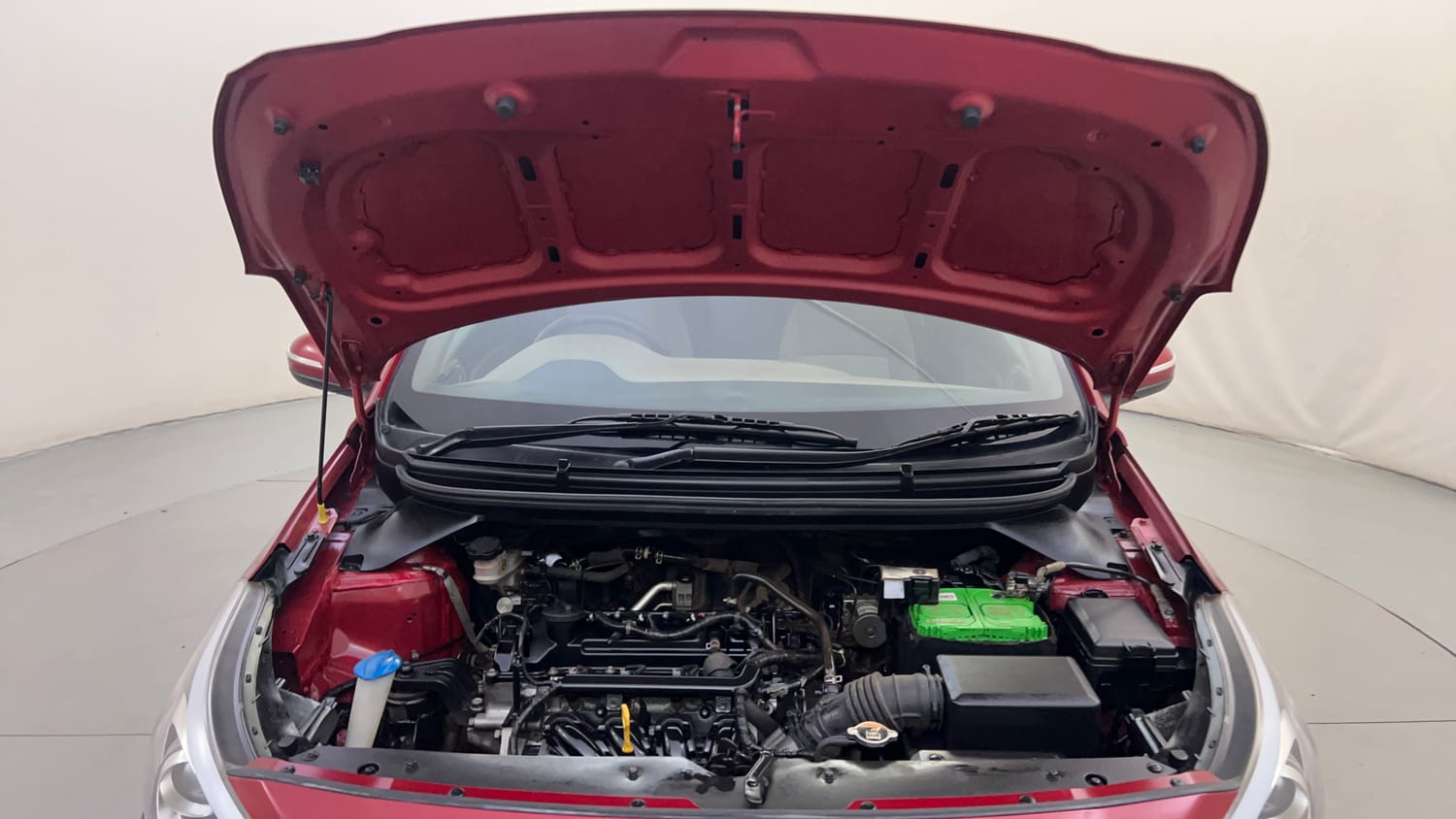 Used 2018 Hyundai Elite i20 Asta 1.2 (O) Petrol Manual engine ENGINE & BONNET OPEN FRONT VIEW