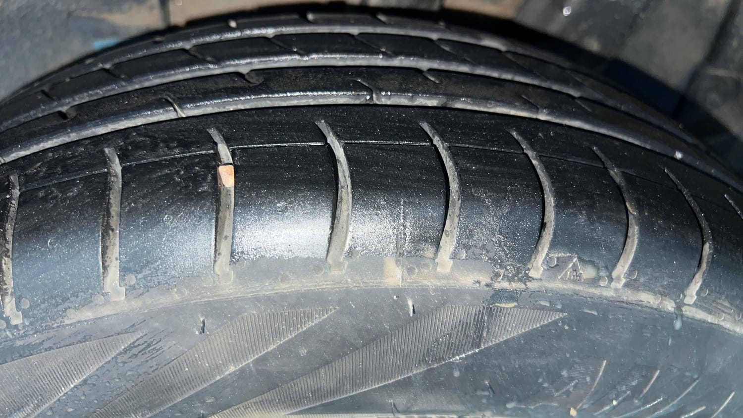 Used 2020 Hyundai Grand i10 Nios Sportz 1.2 Kappa VTVT Petrol Manual tyres LEFT REAR TYRE TREAD VIEW