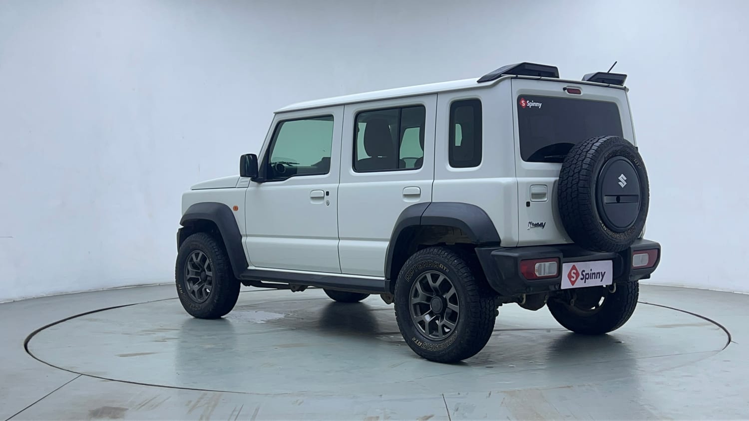Used 2023 Maruti Suzuki Jimny Alpha AT Petrol Automatic exterior LEFT REAR CORNER VIEW