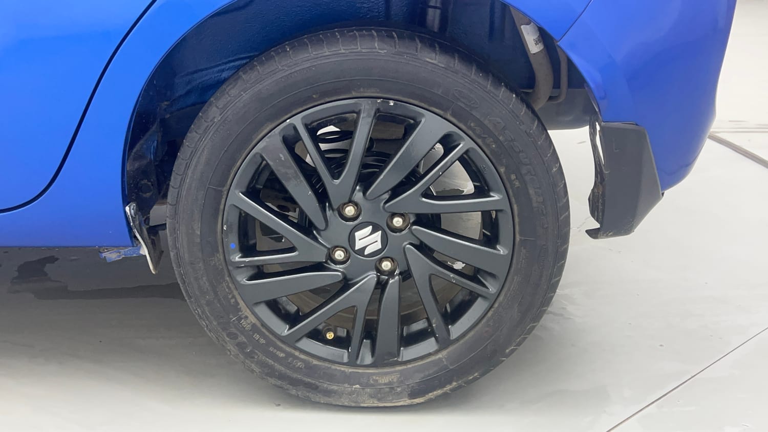 Used 2021 Maruti Suzuki Celerio ZXi Plus Petrol Manual tyres LEFT REAR TYRE RIM VIEW
