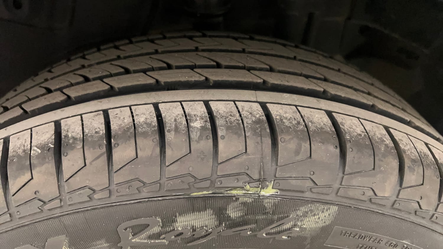 Used 2019 Tata Nexon XZA Plus Diesel Diesel Automatic tyres LEFT REAR TYRE TREAD VIEW